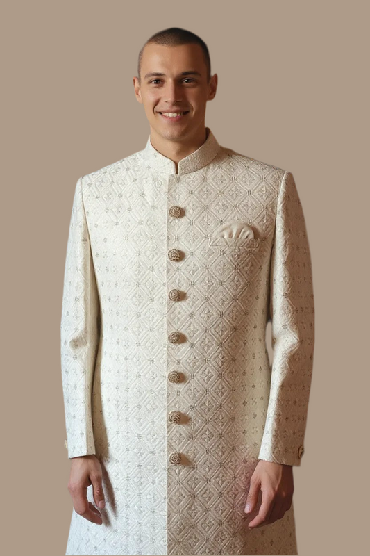 Premium Ivory sherwani