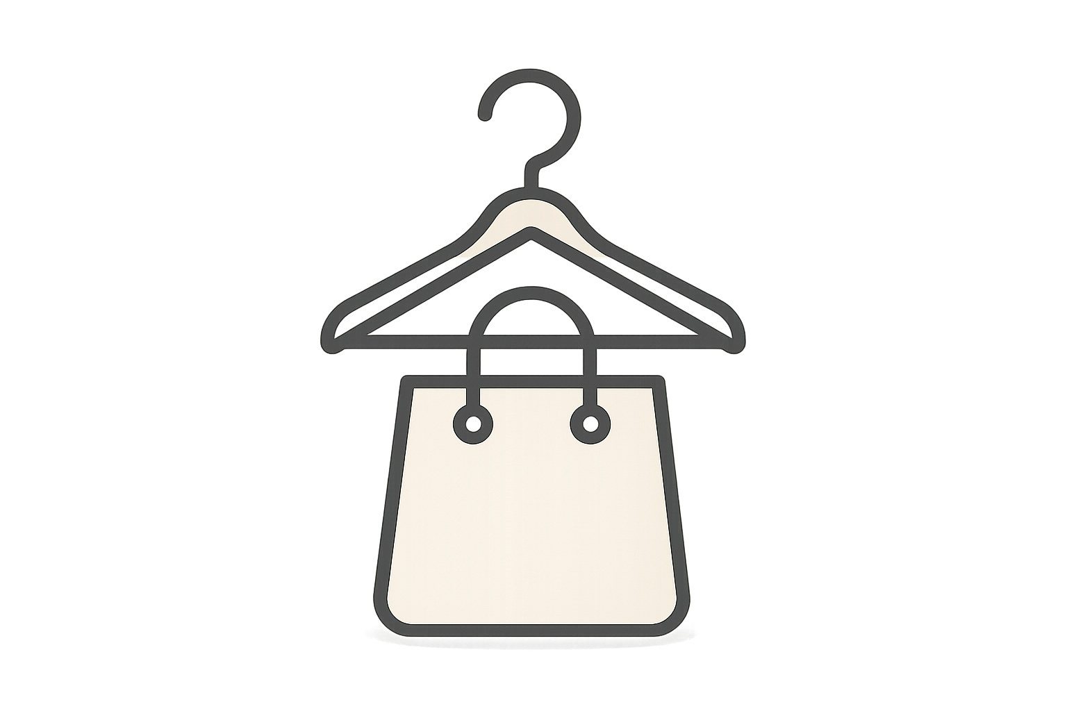 Icon/Image: 👔 hanger / shopping bag